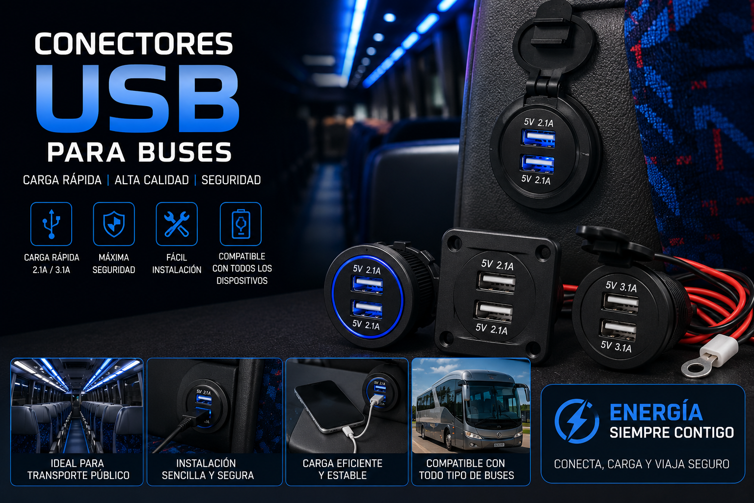 Conectores USB